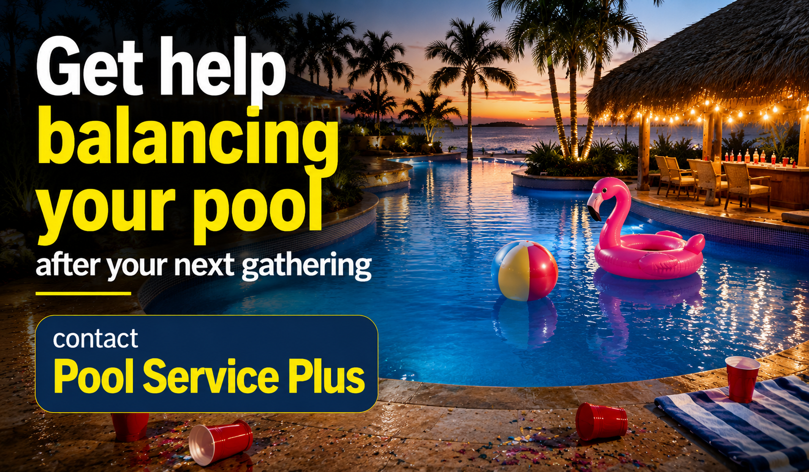 pool chemistry after party